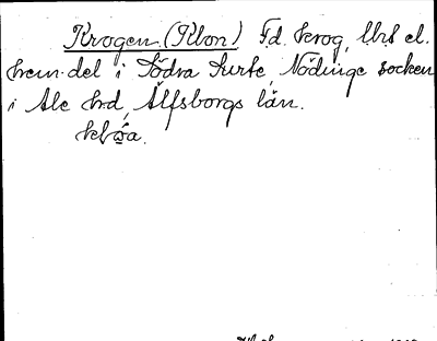 Bild på arkivkortet för arkivposten Krogen (Klon)