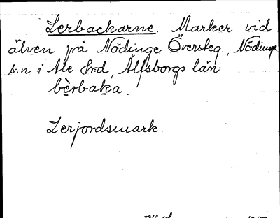 Bild på arkivkortet för arkivposten Lerbackarne