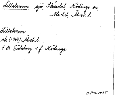 Bild på arkivkortet för arkivposten Lillebrunn