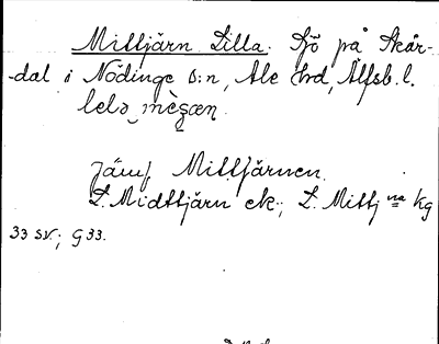 Bild på arkivkortet för arkivposten Mittjärn, Lilla