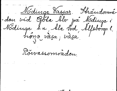 Bild på arkivkortet för arkivposten Nödinge Vassar