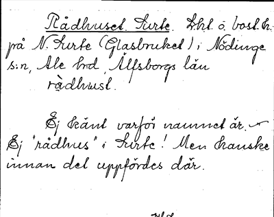Bild på arkivkortet för arkivposten Rådhuset, Surte