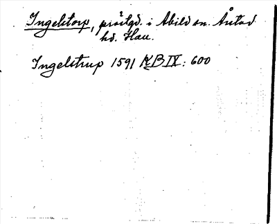 Bild på arkivkortet för arkivposten Ingelstorp