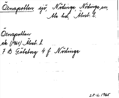 Bild på arkivkortet för arkivposten Öxnapotten