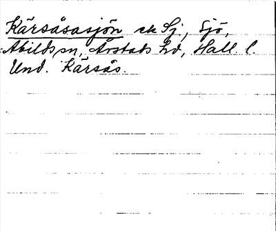 Bild på arkivkortet för arkivposten Kärsåsasjön