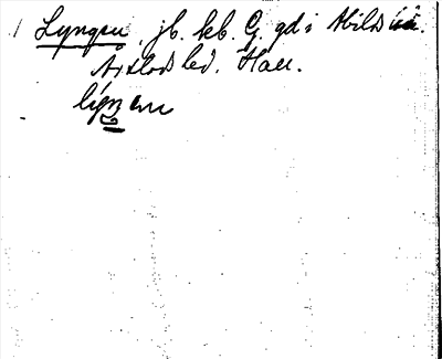 Bild på arkivkortet för arkivposten Lyngen