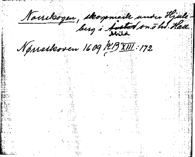 Bild på arkivkortet för arkivposten Norrskogen