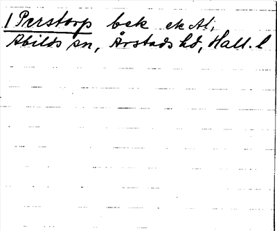 Bild på arkivkortet för arkivposten Perstorp