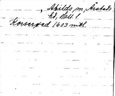 Bild på arkivkortet för arkivposten "Korserøed"