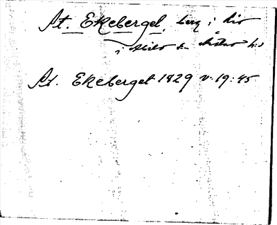 Bild på arkivkortet för arkivposten St. Ekeberget