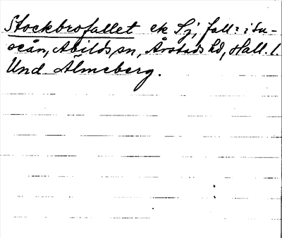 Bild på arkivkortet för arkivposten Stockbrofallet