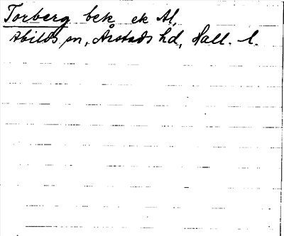 Bild på arkivkortet för arkivposten Torberg
