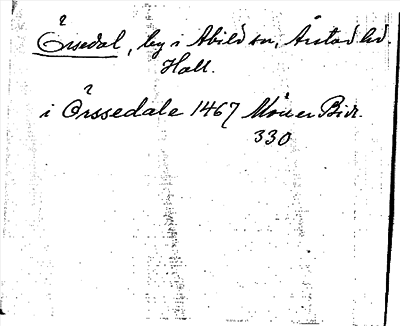 Bild på arkivkortet för arkivposten Örsedal