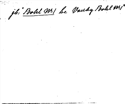 Bild på arkivkortet för arkivposten Bohl, se Vallby