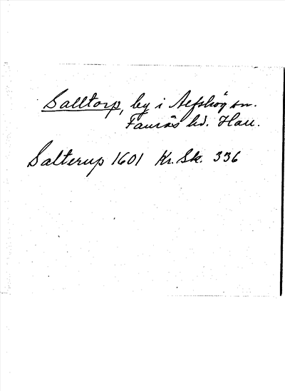 Bild på arkivkortet för arkivposten Salltorp
