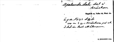 Bild på arkivkortet för arkivposten Ajalunds dal