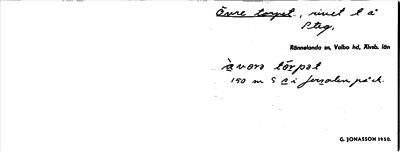 Bild på arkivkortet för arkivposten Övre torpet