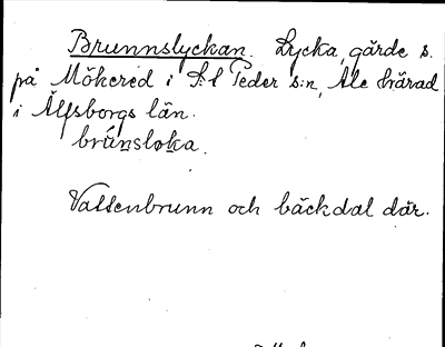Bild på arkivkortet för arkivposten Brunnslyckan