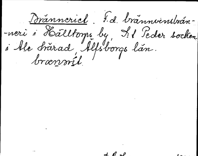 Bild på arkivkortet för arkivposten Bränneriet