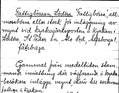Bild på arkivkortet för arkivposten Fattigbössan Lödöse
