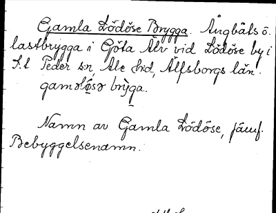 Bild på arkivkortet för arkivposten Gamla Lödöse Brygga