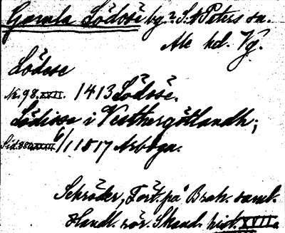 Bild på arkivkortet för arkivposten Gamla Lödöse
