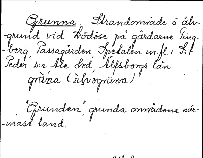 Bild på arkivkortet för arkivposten Grunna