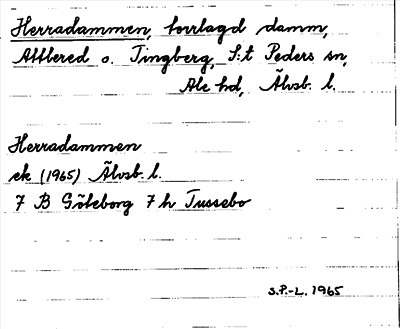 Bild på arkivkortet för arkivposten Herradammen