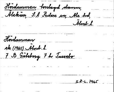 Bild på arkivkortet för arkivposten Hördammen