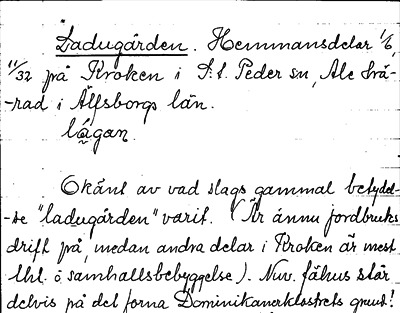 Bild på arkivkortet för arkivposten Ladugården