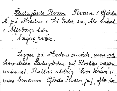 Bild på arkivkortet för arkivposten Ladugårds Kvarn