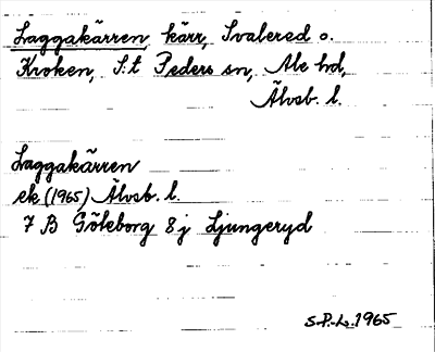 Bild på arkivkortet för arkivposten Laggakärren