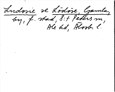 Bild på arkivkortet för arkivposten Ludosie, se Lödöse, Gamla