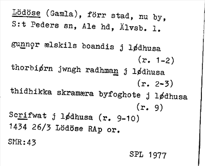 Bild på arkivkortet för arkivposten Lödöse, (Gamla)