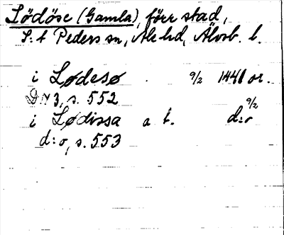Bild på arkivkortet för arkivposten Lödöse, (Gamla)