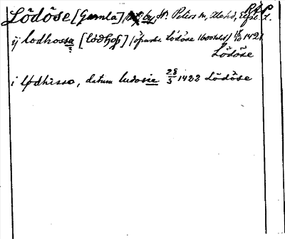 Bild på arkivkortet för arkivposten Lödöse, [Gamla]