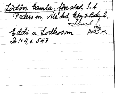 Bild på arkivkortet för arkivposten Lödöse, Gamla