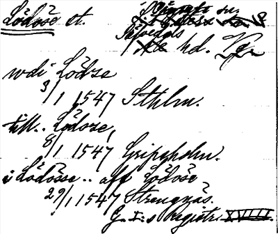 Bild på arkivkortet för arkivposten Lödöse