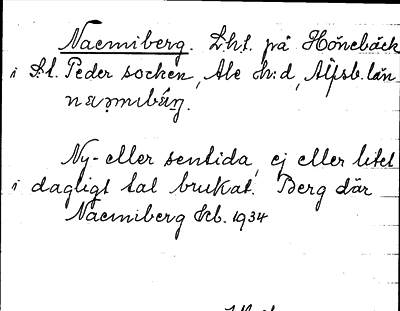 Bild på arkivkortet för arkivposten Naemiberg