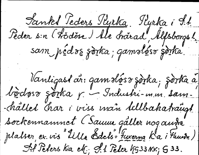 Bild på arkivkortet för arkivposten Sankt Peders Kyrka