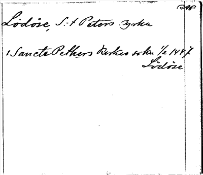 Bild på arkivkortet för arkivposten Sankt Peters kyrka