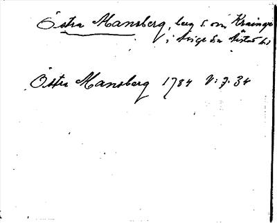 Bild på arkivkortet för arkivposten Östra Mansberg