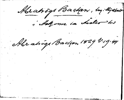 Bild på arkivkortet för arkivposten Abrahögs Backen