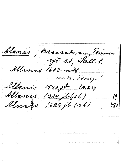 Bild på arkivkortet för arkivposten Alenäs