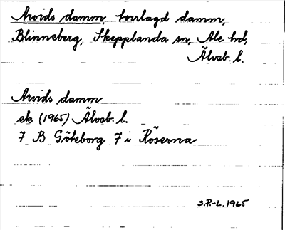 Bild på arkivkortet för arkivposten Arvids damm