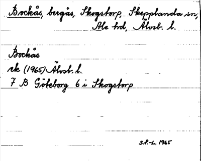 Bild på arkivkortet för arkivposten Bockås