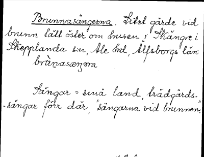 Bild på arkivkortet för arkivposten Brunnasängerna