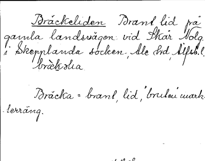 Bild på arkivkortet för arkivposten Bräckeliden