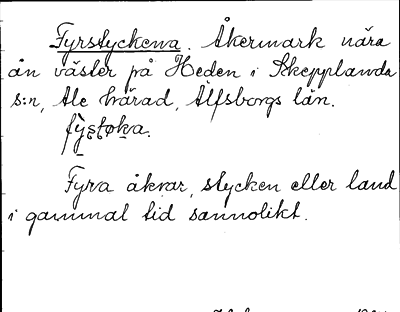 Bild på arkivkortet för arkivposten Fyrstyckena