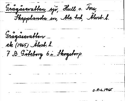 Bild på arkivkortet för arkivposten Grågåsevatten